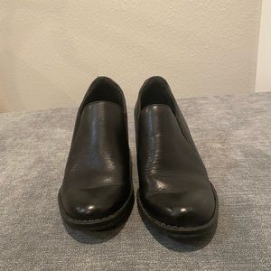 Leather loafers